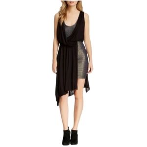 FREE PEOPLE Eleanor Grecian Godess Drape Dress Womens Asymmetric Flowy Dress XS